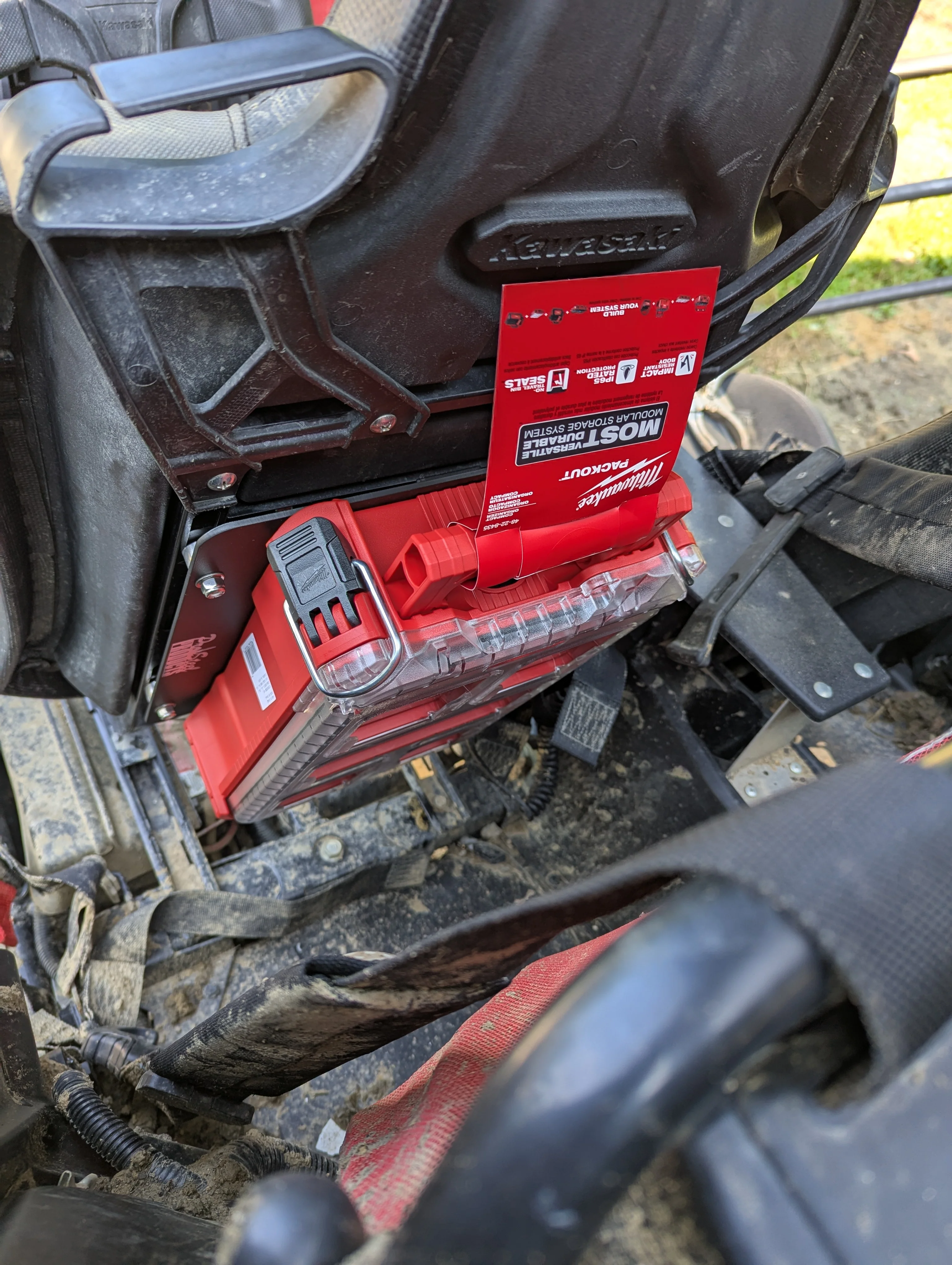 BEHIND THE SEAT PACKOUT KRX 1000 stock seat or universal mount - Image 2