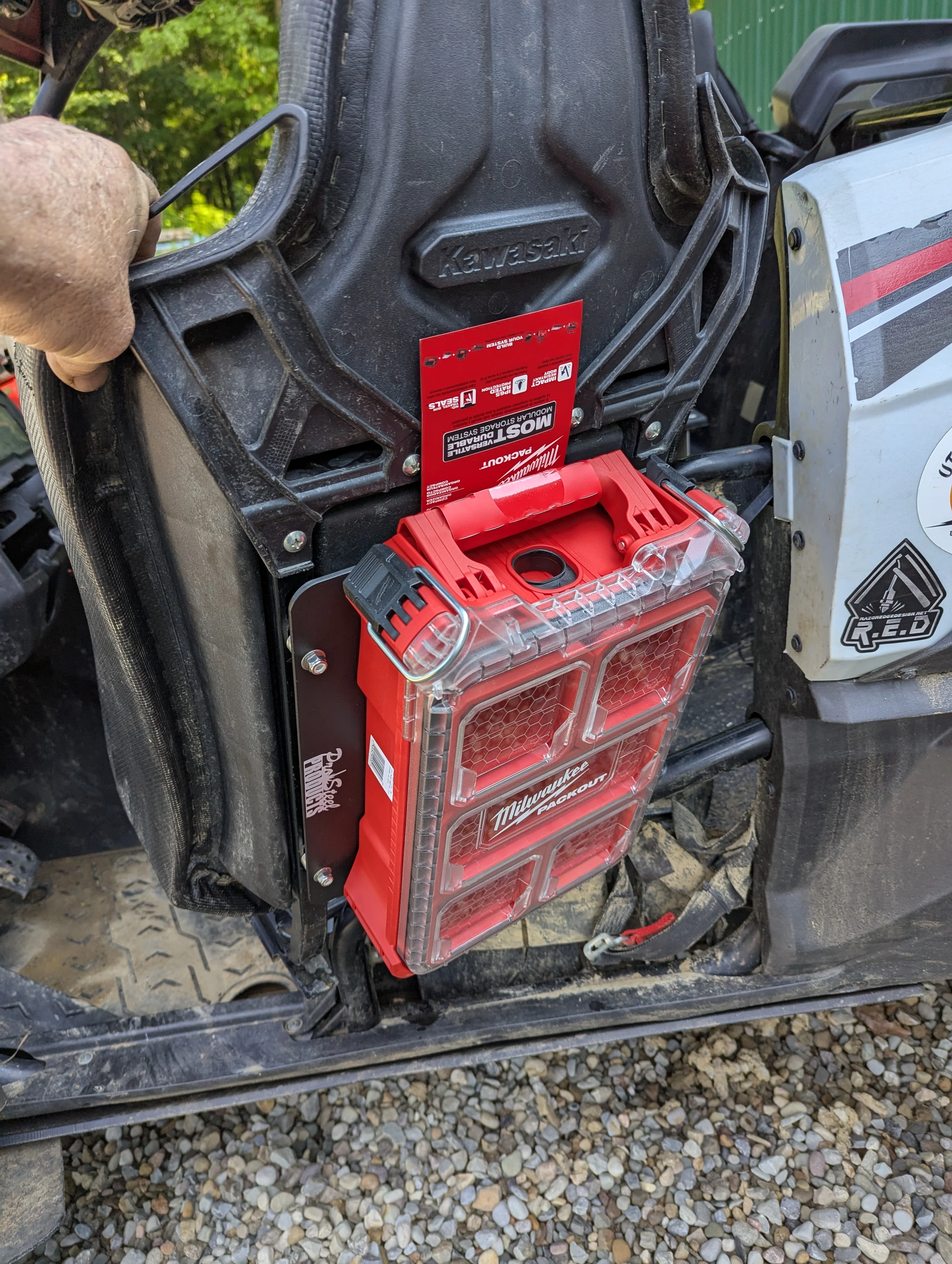 BEHIND THE SEAT PACKOUT KRX 1000 stock seat or universal mount - Image 4